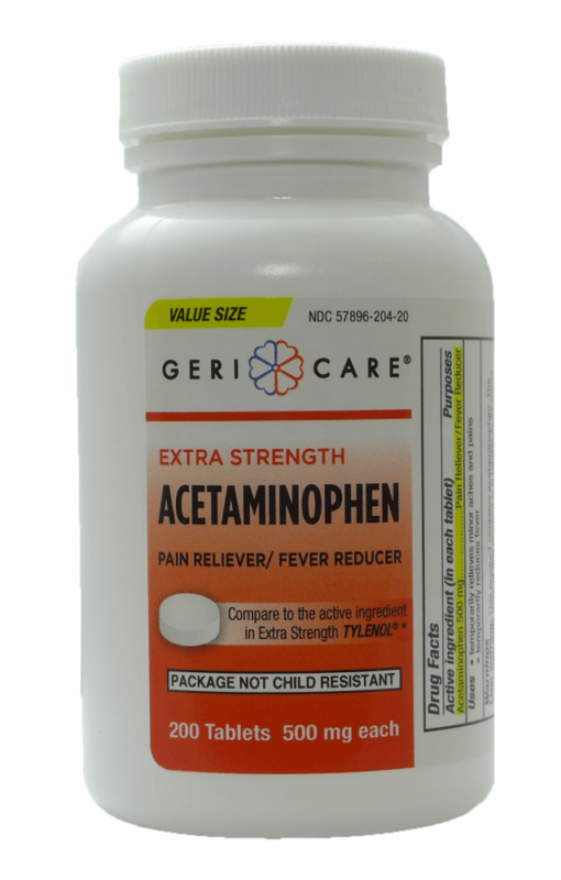 ACETAMINOPHEN EXTRA 500mg TABS - Geri-Care Pharmaceuticals, Inc. - 201 ...