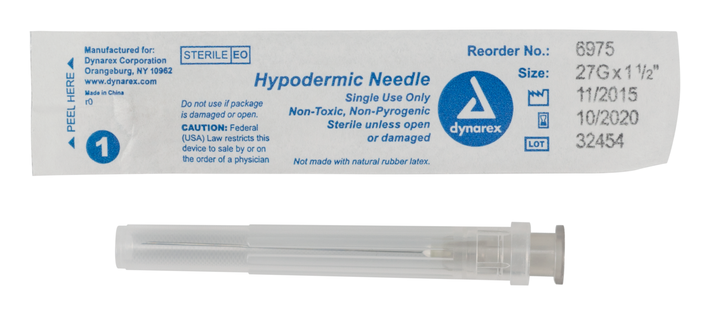 Hypodermic Needles Dynarex 6975 Ocean Medical Supply