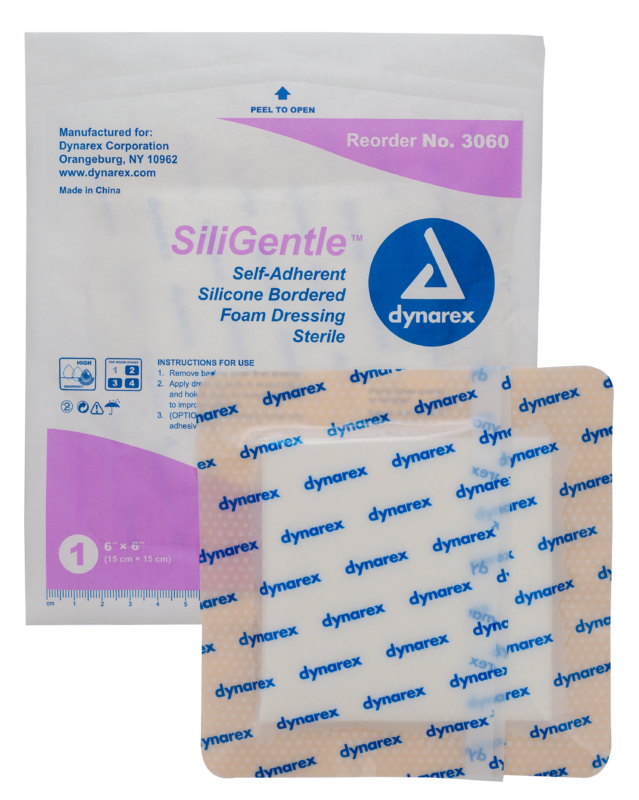 SiliGentle Foam Dressings Dynarex 3060 Ocean Medical Supply