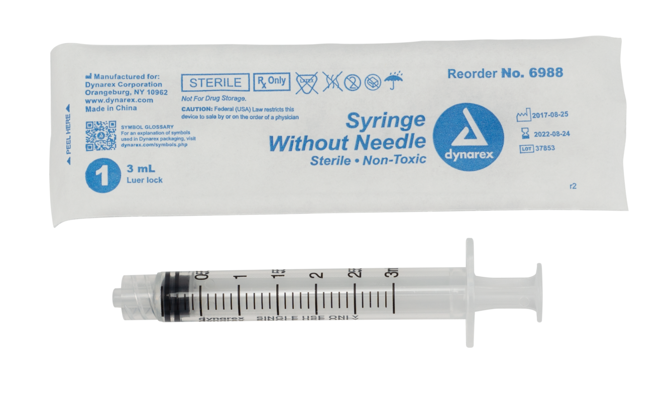 Syringes Without Needle Dynarex 6988 Ocean Medical Supply
